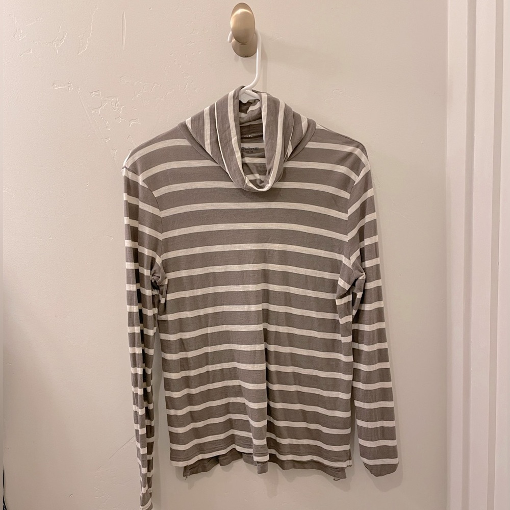 Madewell Whisper Cotton Turtleneck sz M